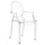 Chaise avec accoudoirs Louis Ghost-32489272