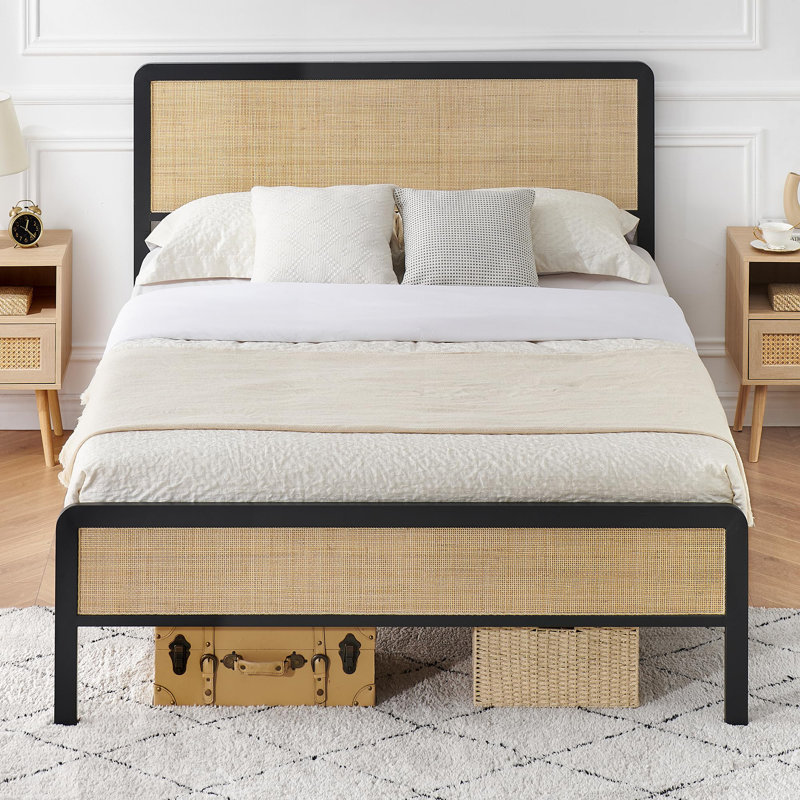 Upholstered Platform Bed, Queen