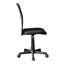 Chaise de bureau en filet mobili, noir