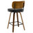 26" Swivel Upholstered Counter Height Bar Stool-819236525-830138023