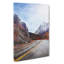 Through The Mountains In Argentina - Wrapped Canvas-56662100