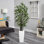 66'' Faux Bamboo Plant in Ceramic Planter