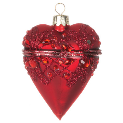 Jabouille 3.5'' Glass Holiday Shaped Ornament