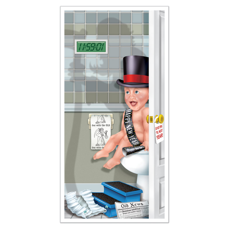 Couvre-porte Happy New Year