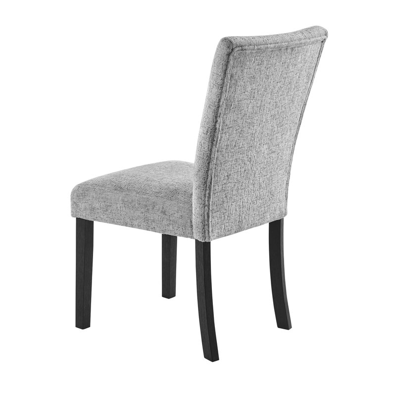 Ensemble de chaises de salle à manger gris