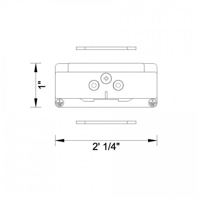 Recessed, White
