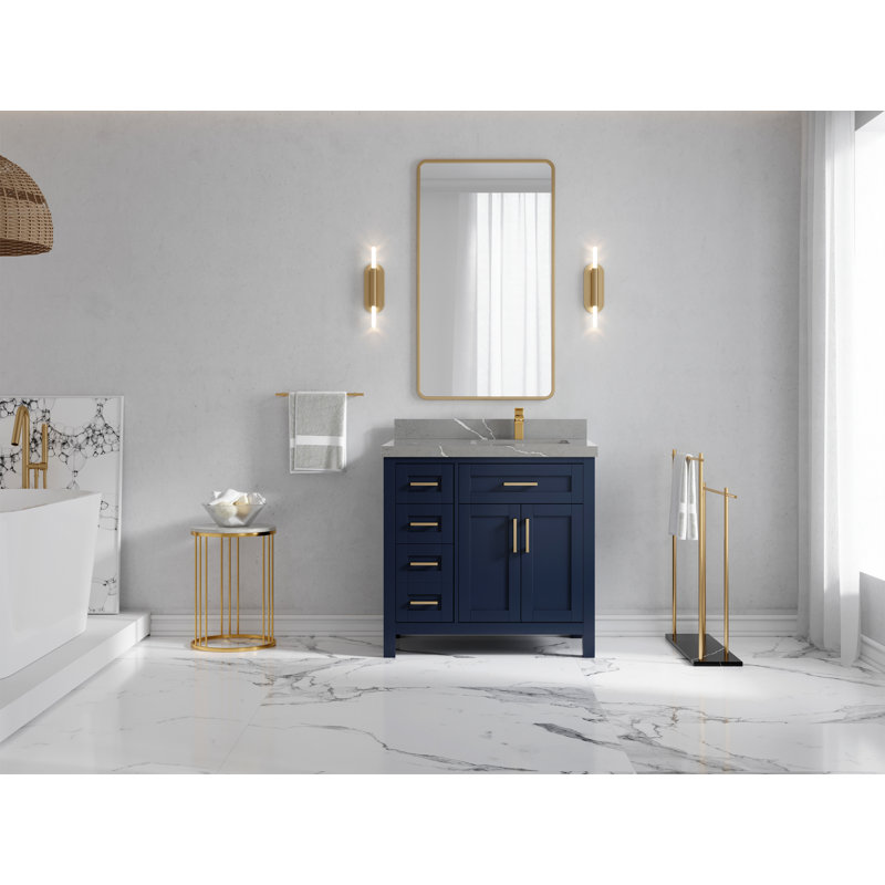 Meuble-lavabo simple l 36 po x P 22 po x H 36 po