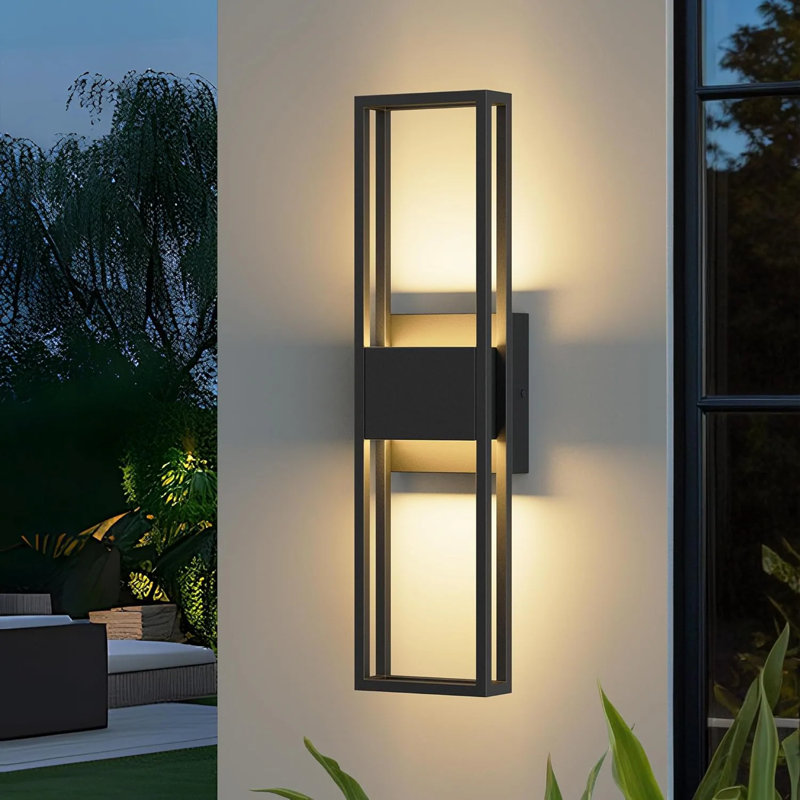 Luminaire mural d'extérieur à DEL 20 po, H 20,13 po x l 5,13 po x P 3 po