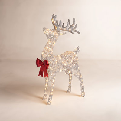 National Tree Company 48" Pre-Lit Standing Buck