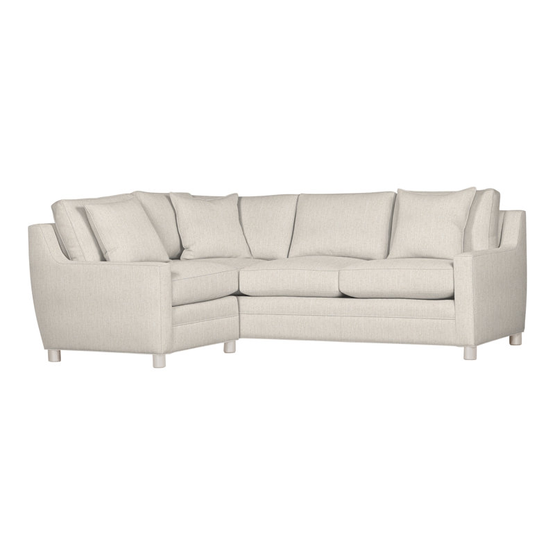Fairgrove Upholstered L-Shaped Sectional Left Hand Facing, Instant Parchment, Casa Blanca