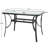 Metal Outdoor Dining Table With Umbrella Hole-1599392999