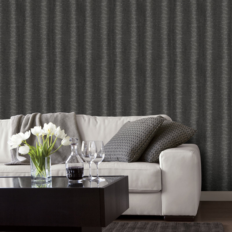 10m x 53cm Matte Wallpaper Roll, Black