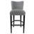 Upholstered Counter Stool with Solid Wood Frame-22857584