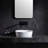 17" L x 17" W Vitreous China Square Vessel Bathroom Sink with Pop-Up Drain