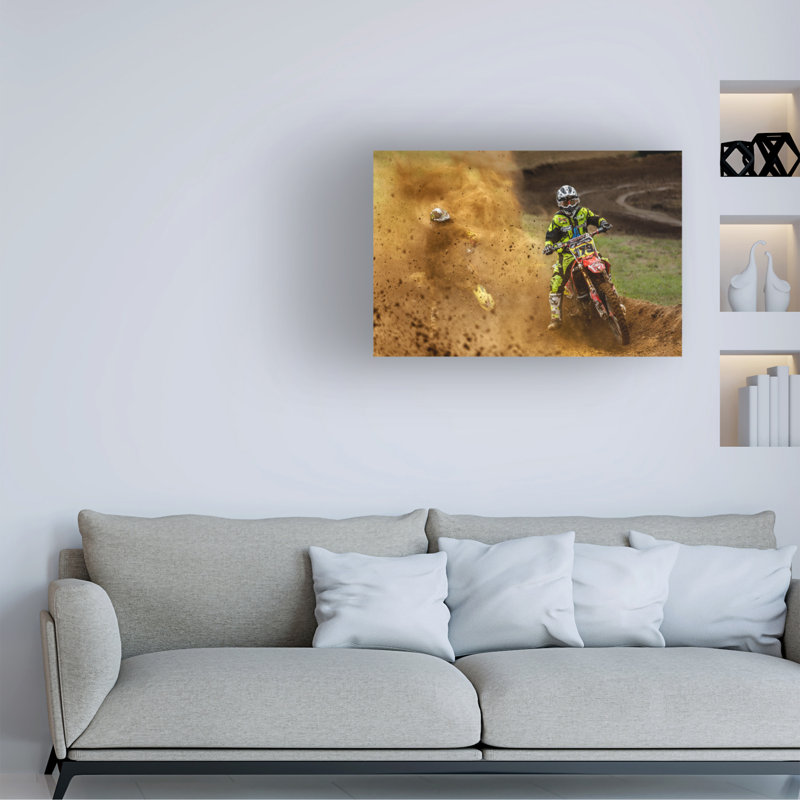 Art sur toile par Carlos Gonzalez, H 12 po x l 19 po