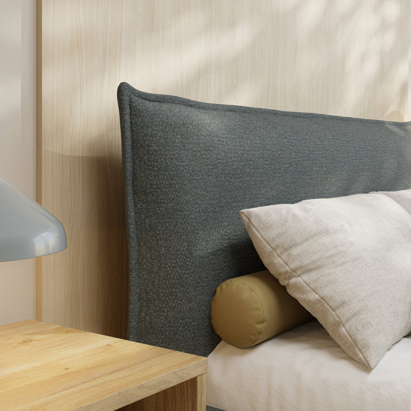 Tavarus Upholstered Bed, Kingsize (5'), Grey
