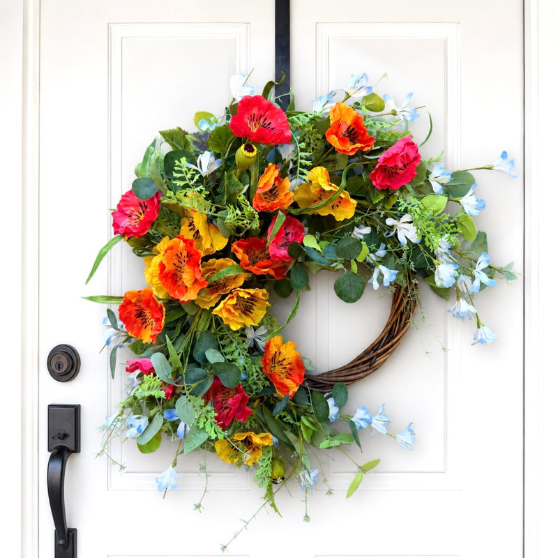 Couronne de tournesol 24 po pour porte d'entrée 24 po