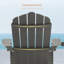 Chaise Adirondack pliante en plastique Shubhika-845593938