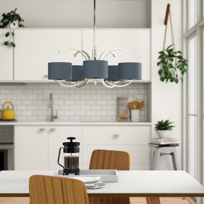 Hoimar 5 - Light Shaded Chandelier