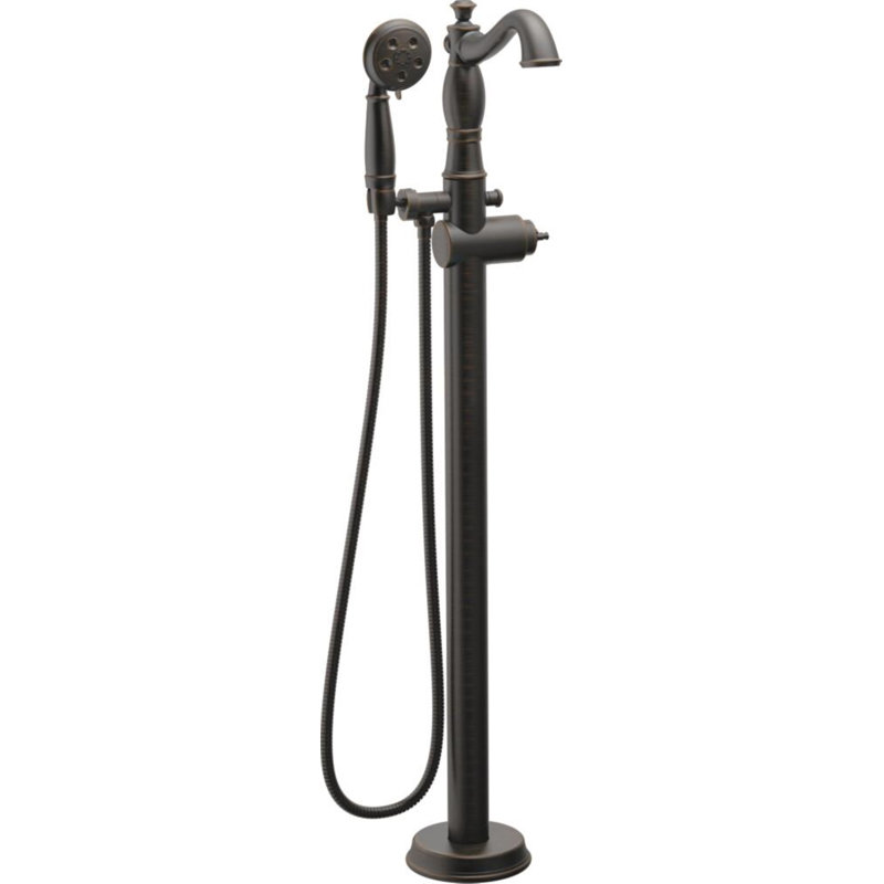 Robinet pour baignoire sur pattes à fixation au sol avec garnitures Cassidy ™, Bronze vénitien