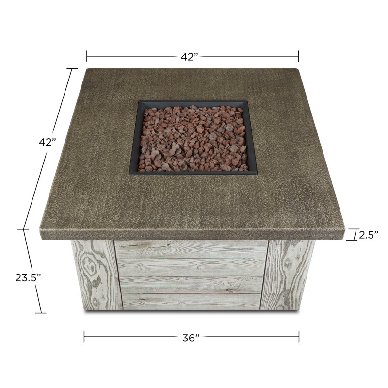 Forest Ridge Concrete Fire Pit Table