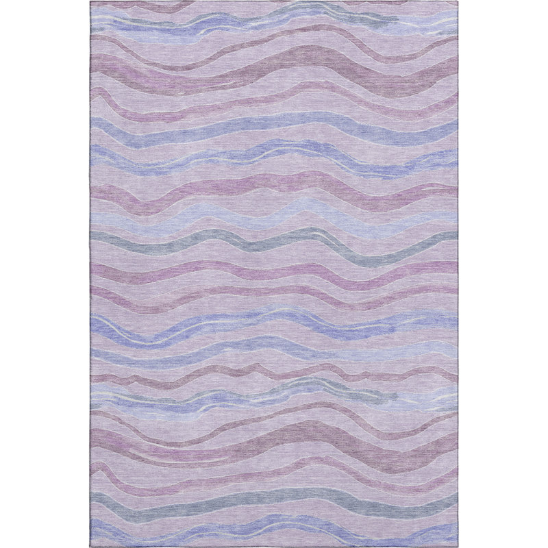 Tapis de qualité supérieure lavable à la machine Harjo AMF1581, Rectangle 10 pi x 14 pi