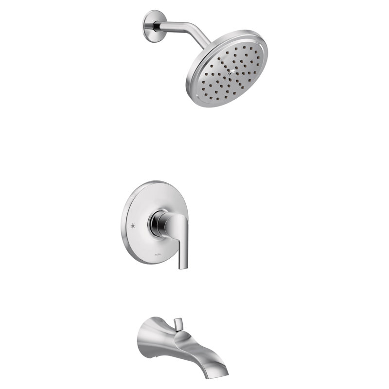 Doux M-CORE 3-Series 1-Handle Eco-Performance Tub And Shower Trim Kit, Valve Required, Chrome