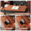 Bureau réglable en bois massif 55,12 po-2037780612