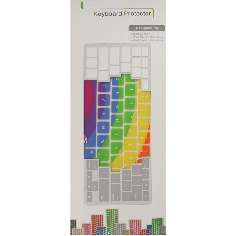 Protecteur de clavier 13,3 Air / 13,3 / 15,4 Retina - arc-en-ciel