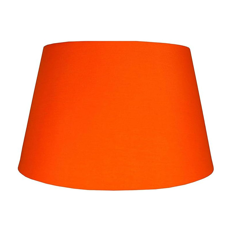 Talaina 25cm H Cotton Lamp Shade, Orange