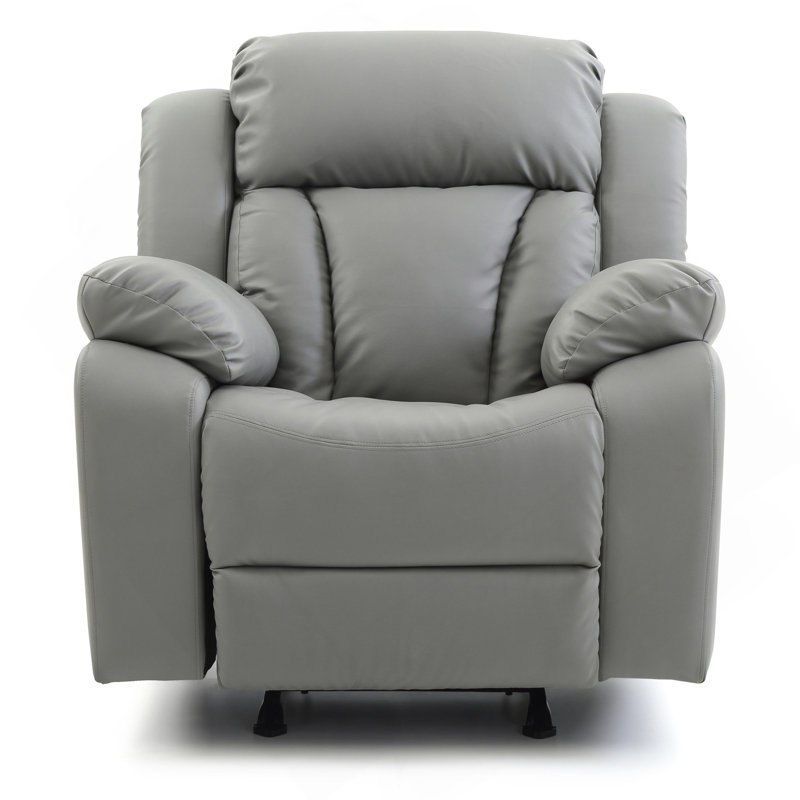 Stylish Gray Rocker Recliner For Cozy Spaces, Gray