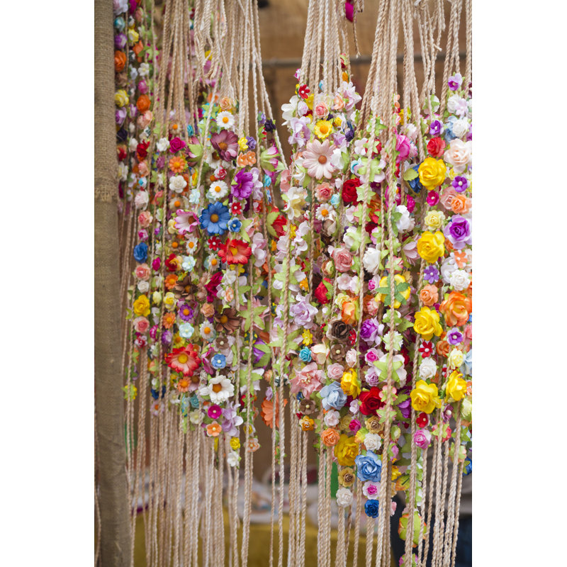 Wreaths Of Flowers by Palomadelosrios - Wrapped Canvas Print, 76cm H x 51cm W