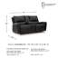 Causeuse inclinable avec console Ovellette
