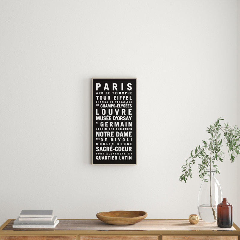 Tram Scrolls - Print on Canvas, 103.5cm H x 52.5cm W x 4.5cm D