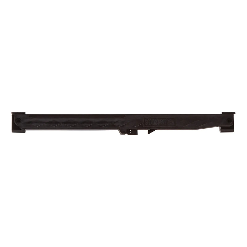 Signature Hardware Hal Single Bypass Barn Door Hardware Kit, Black, 78"