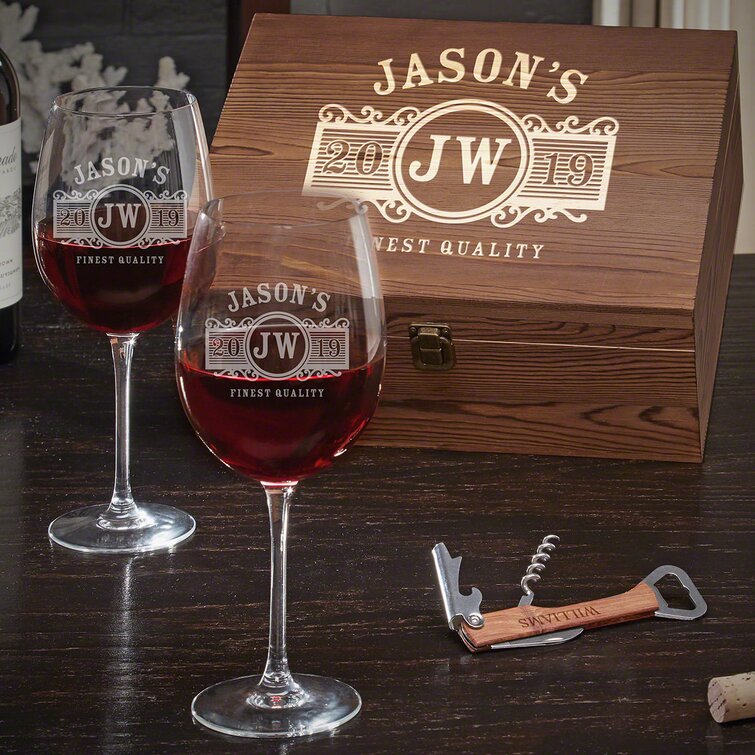 Home Bar Wine Glass Set For Two