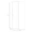 Tamekah 1 Door Manufactured Wood Wardrobe