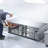Commercial Chef Base Refrigerator Kitchen Prep Worktable 72 inch Four Drawer
