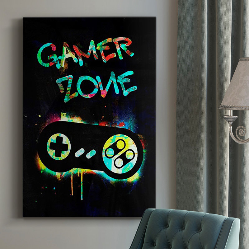 " Gamer Tag IV ", 18" H x 12" W x 1" D