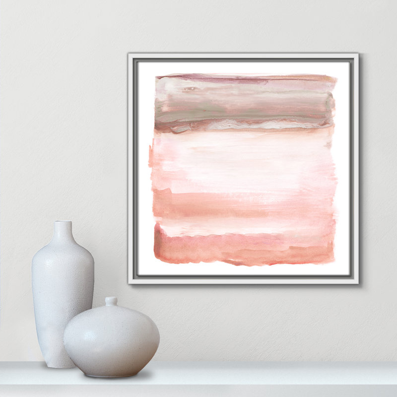 «Lakeland Boho Sky I» par Nan - reproduction encadrée sur toile, Blanc, H 17,5 po x l 17,5 po x P 2 po