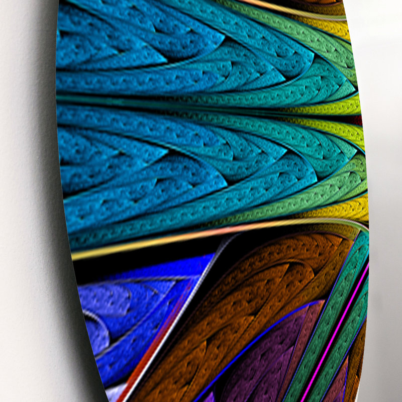 Abstract Wall Decor on Metal