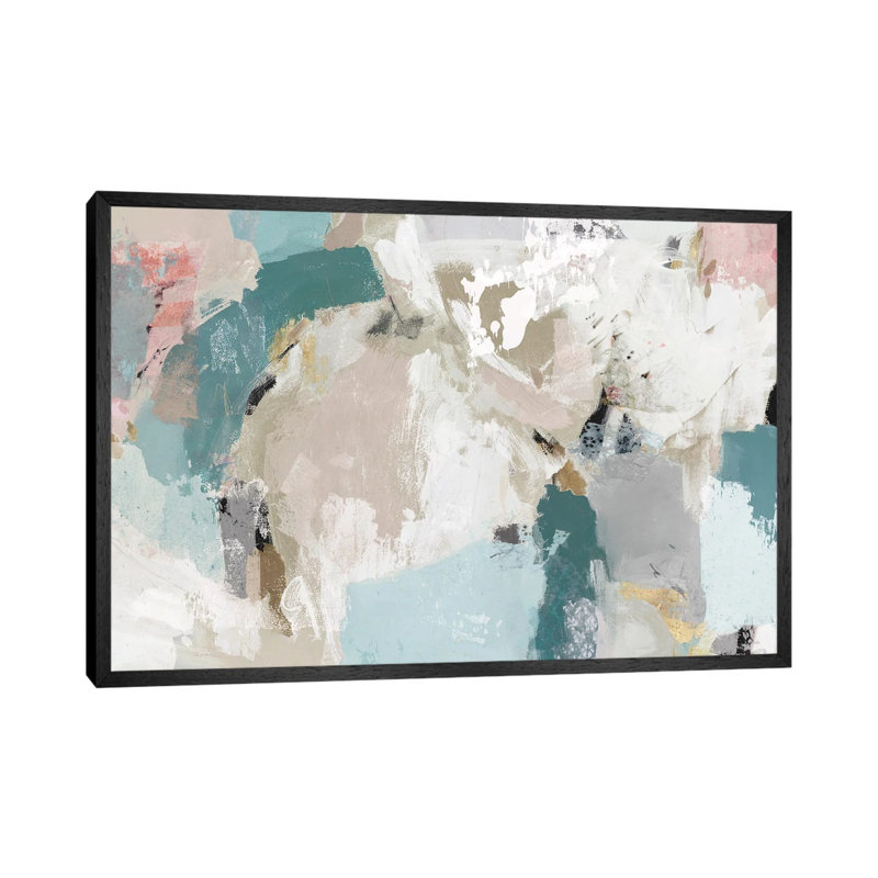 In The Heart Of Movement by Isabelle Z - Painting on Canvas, Black Framed, 66.04 cm H x 45.72 cm W