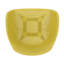 Weather - Chaise d'extérieur jaune - Option de salle à manger de style Lotus pour les espaces stables et à la mode