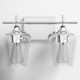 Breena 2 Light Transparent Dimmable Vanity Light