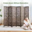 Paravent en bois massif 67 po H - Paravent Serenity Floral-1558671331-1558671328