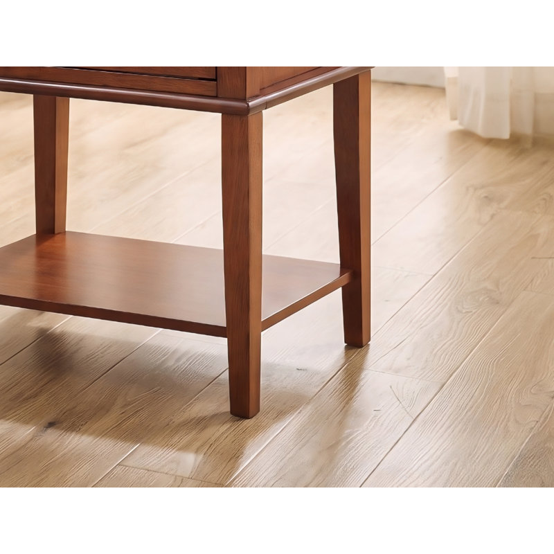 Ensemble de 2 tables de chevet Zeist, Cerisier