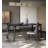 Modern Rectangular Glossy Sintered Stone Dining Table-111010976