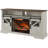 60" Farmhouse Style Electric Fireplace Tv Stand With Remote Control-121473054