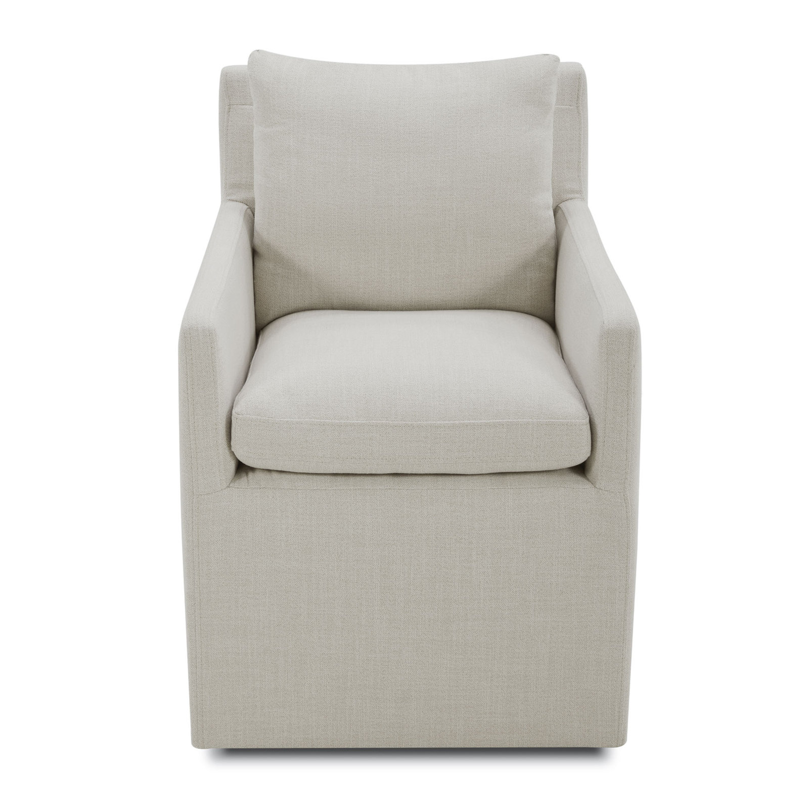 Alayaa Linen Dining Armchair, Effie Linen Performance Linen