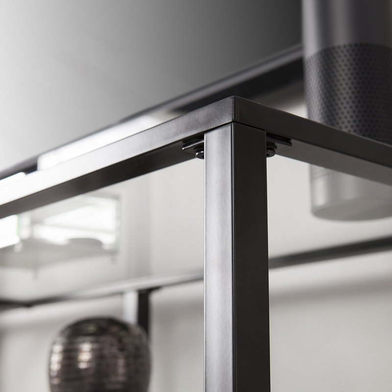 Meuble télé avec tablettes de rangement